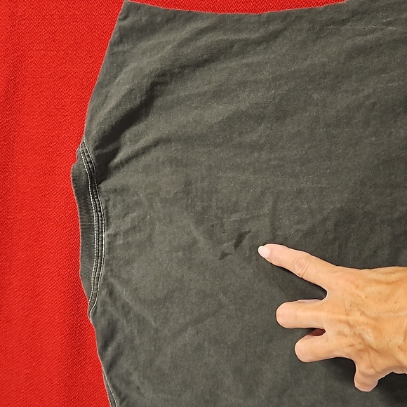 POISON Unisex sleeveless torn raw edge distressed blackish graphic tank Medium - Picture 7 of 7